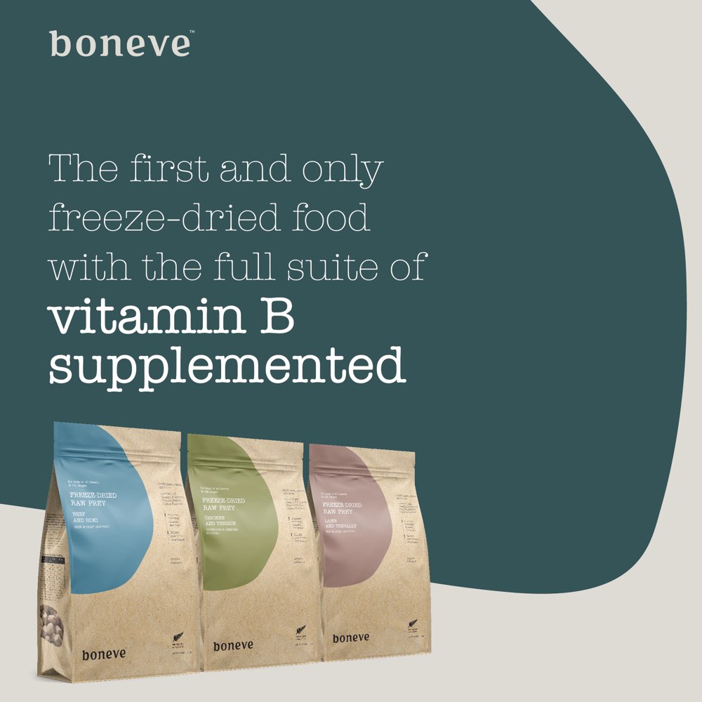 20% OFF: Boneve Chicken & Venison Digestive & Immune Support Grain-Free Freeze-Dried Raw Dog Food