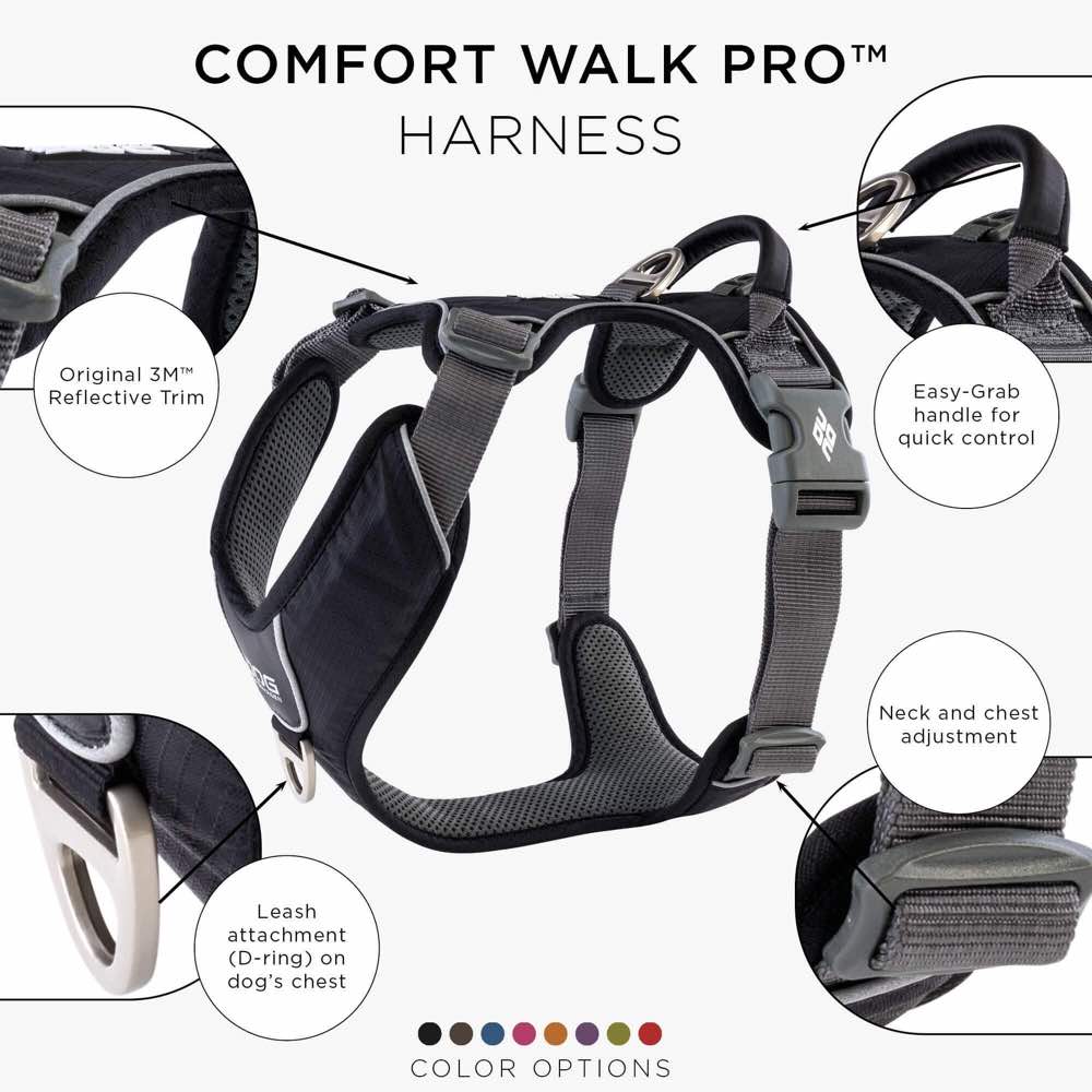 DOG Copenhagen Comfort Walk Pro Dog Harness (Black)