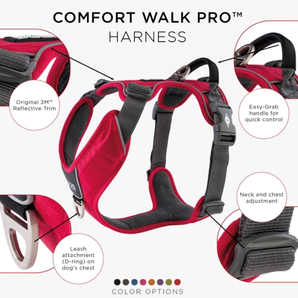 DOG Copenhagen Comfort Walk Pro Dog Harness (Classic Red)