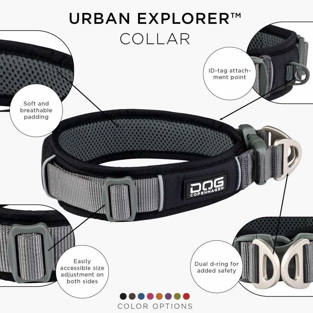 DOG Copenhagen Urban Explorer Dog Collar (Black)