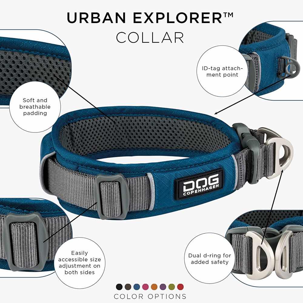 DOG Copenhagen Urban Explorer Dog Collar (Ocean Blue)