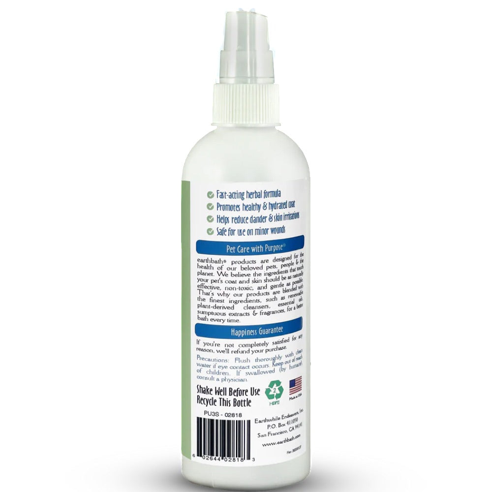 Earthbath Shea Butter Spray For Cats & Dogs 8oz