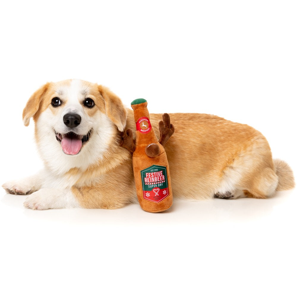 15% OFF: FuzzYard Christmas Festive Reinbeer Plush Dog Toy