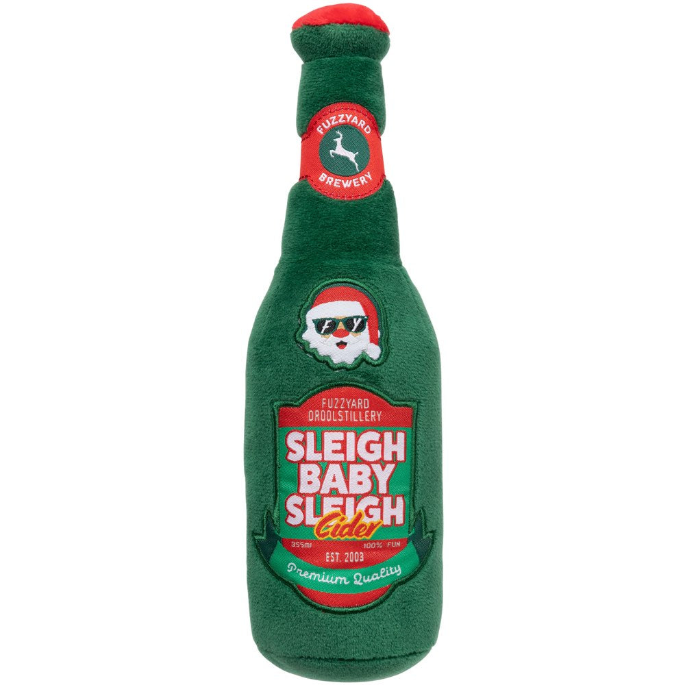15% OFF: FuzzYard Christmas Sleigh Baby Sleigh Cider Plush Dog Toy
