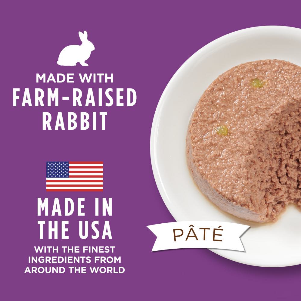 Instinct Limited Ingredient Diet Rabbit Pate Grain-Free Canned Cat Food 3oz